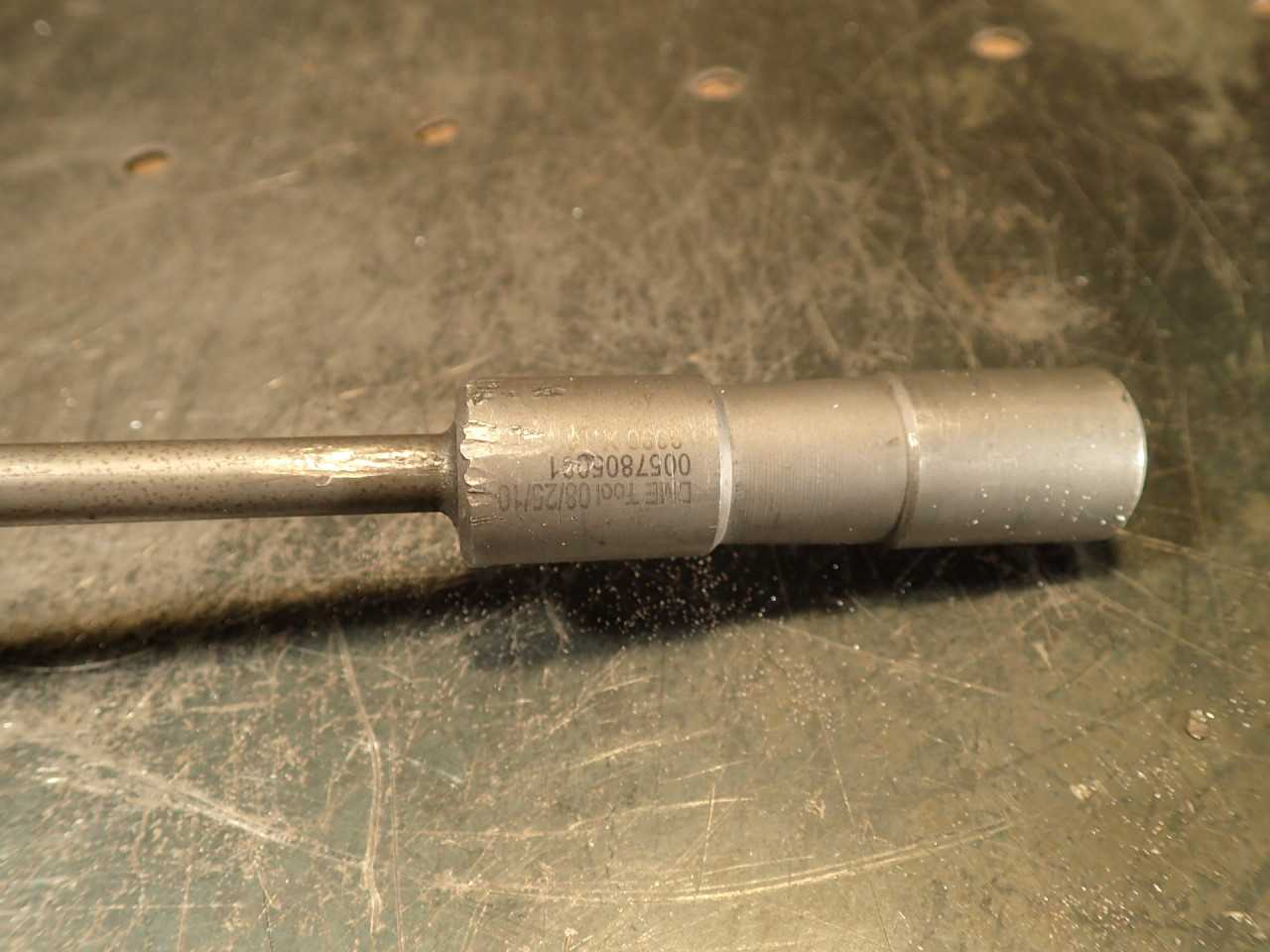 DME Tool .3390 "R" x 16" OAL Coolant Fed Deep Hole Gun Drill Carbide Tipped - MACHINING ACCESSORIES & TOOLING