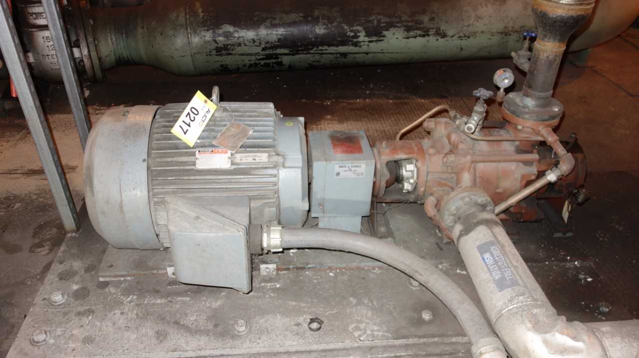 FLOWSERVE 3 STAGE 60HP 230/460V-AC PUMP MOTOR - ELECTRIC MOTORS
