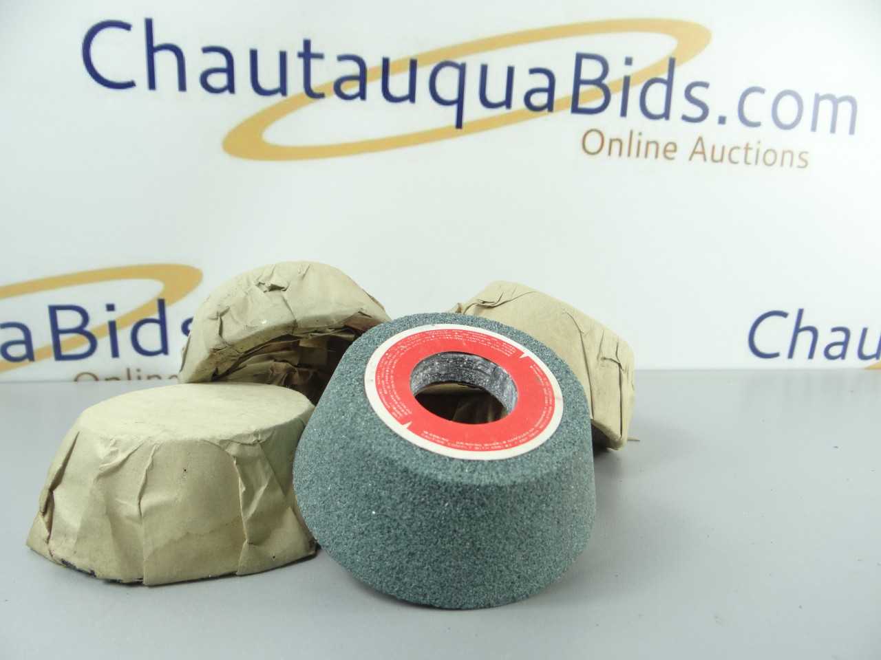 Lot of 5 NEW Carborundum Silicon Carbide Cup Wheels GC60 - GRINDING WHEELS & ABRASIVES