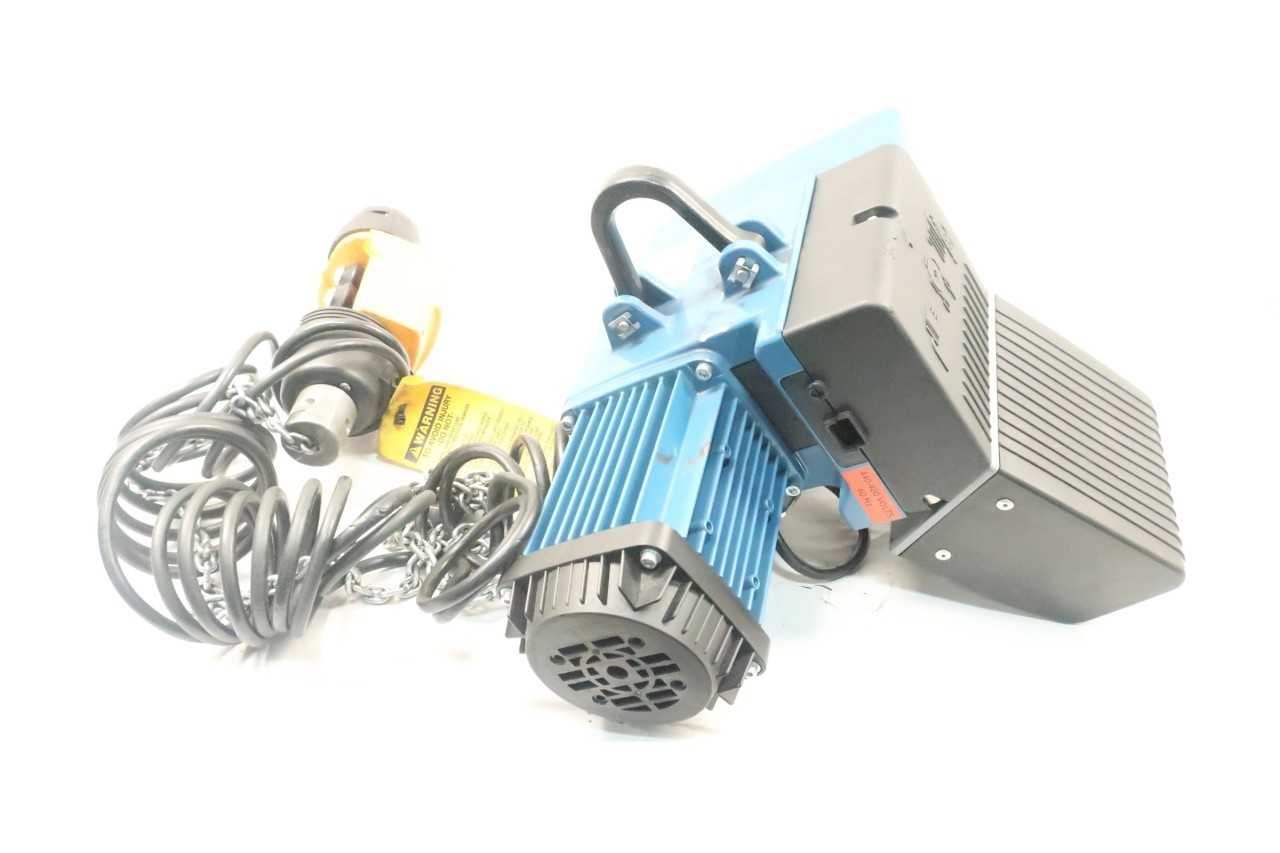 DEMAG DCM-PRO 2 125 CHAIN 14FT 275LB 3PH 0.59HP 440-480V-AC ELECTRIC HOIST - LIFTING EQUIPMENT DEMAG DCM-PRO 2 125 CHAIN 14FT 275LB 3PH 0.59HP 440-480V-AC ELECTRIC HOIST - LIFTING EQUIPMENT