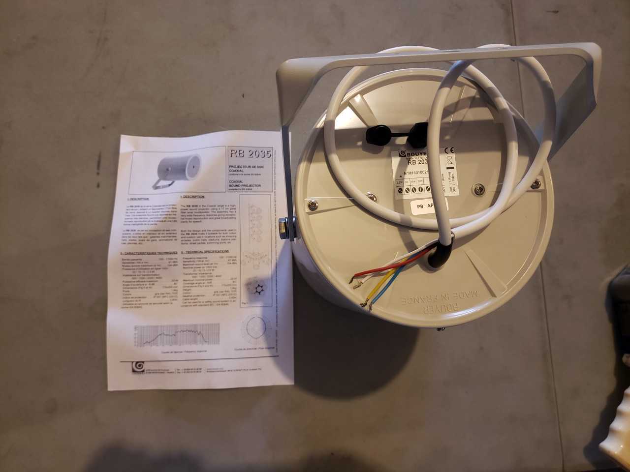 Lot of 235 Bouyer RB 2035 20W Sound Projector - INDUSTRIAL PARTS