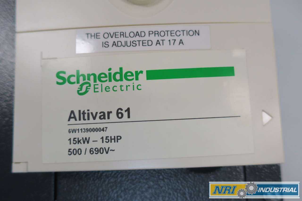 SCHNEIDER ALTIVAR 61 15HP VFD - MOTOR DRIVES