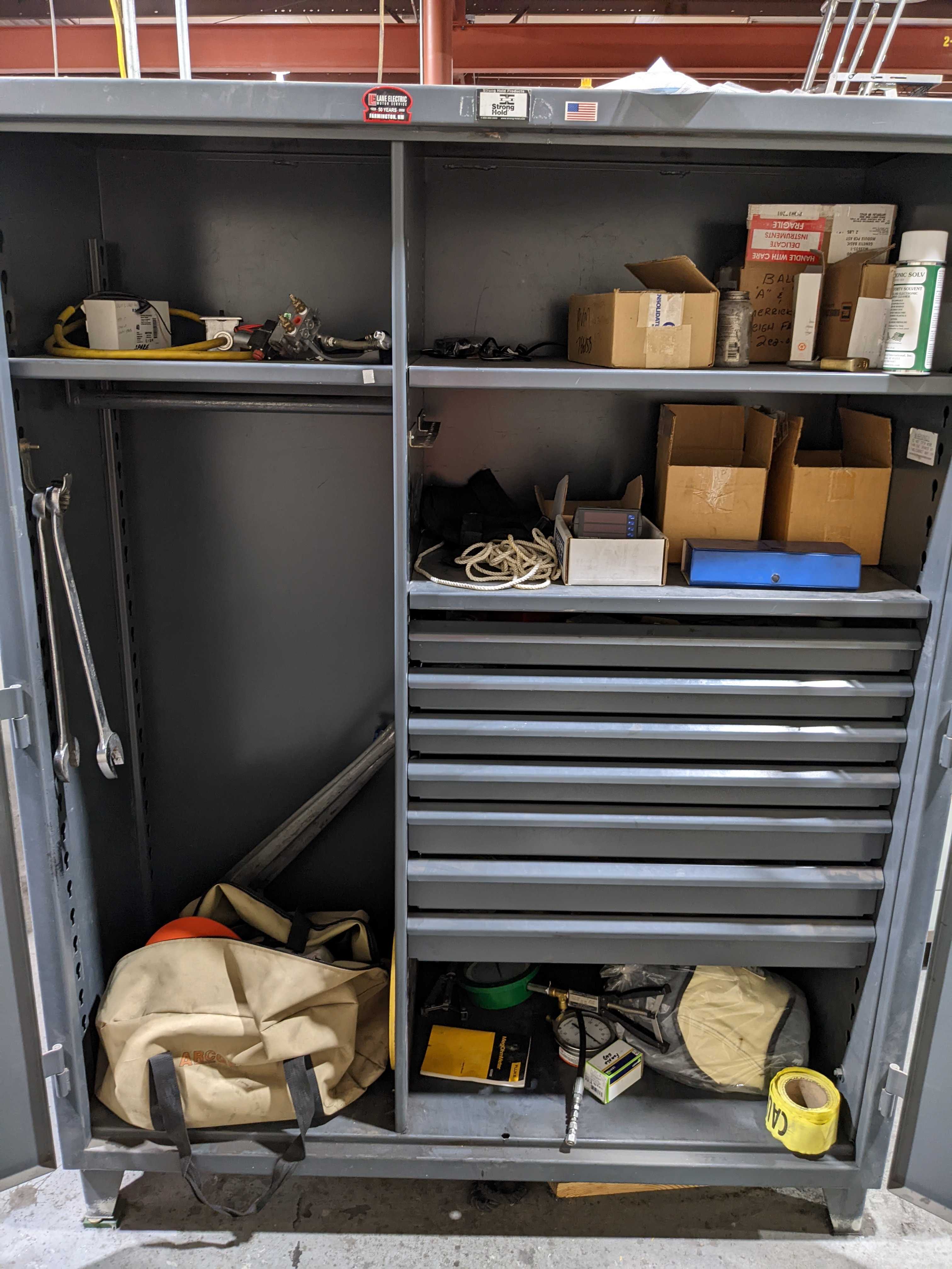 CANINET AND CONTENTS - INDUSTRIAL PARTS