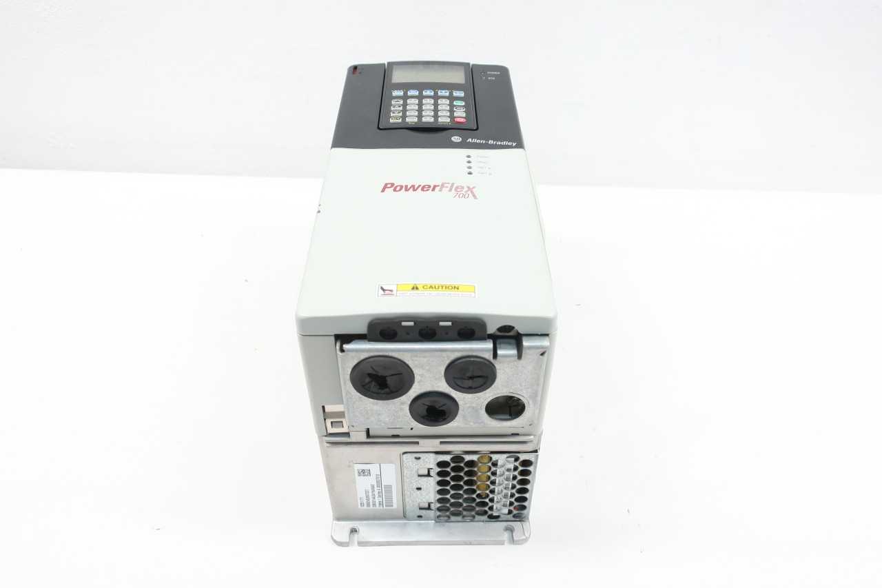 ALLEN BRADLEY 20BD014A3AYNANA0 AC VFD DRIVE 432528VAC 0400HZ 0460VAC 10HP - MOTOR DRIVES