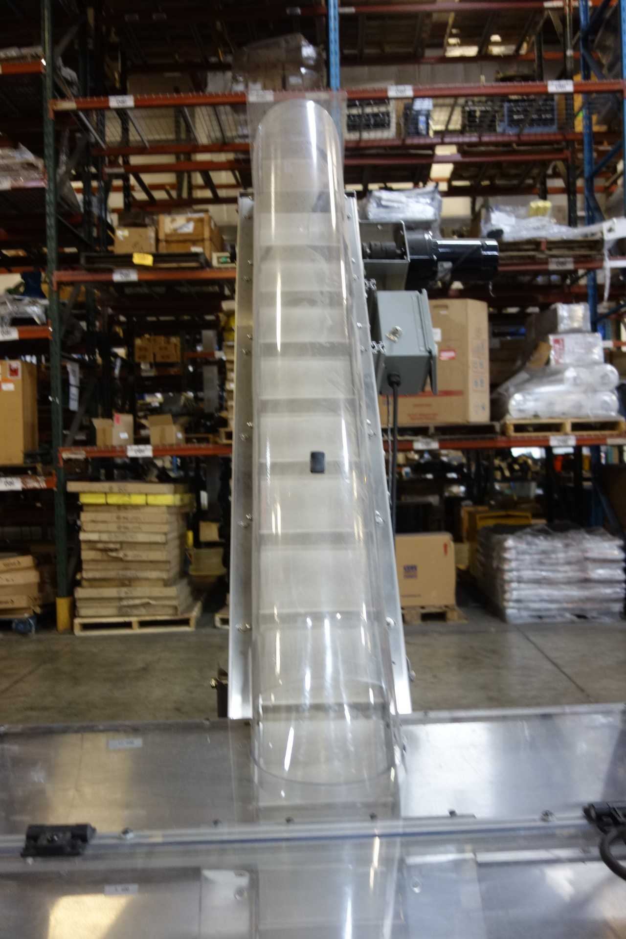 LOT OF 2 HOPPMANN EP-15 EP1508XDSA ELEVATING PREFEEDERS - MATERIAL HANDLING