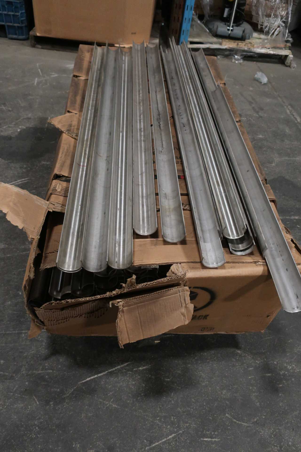 1 PALLET OF NEW STAINLESS BOILER TUBE EROSION SHEILDS - MISCELLANEOUS