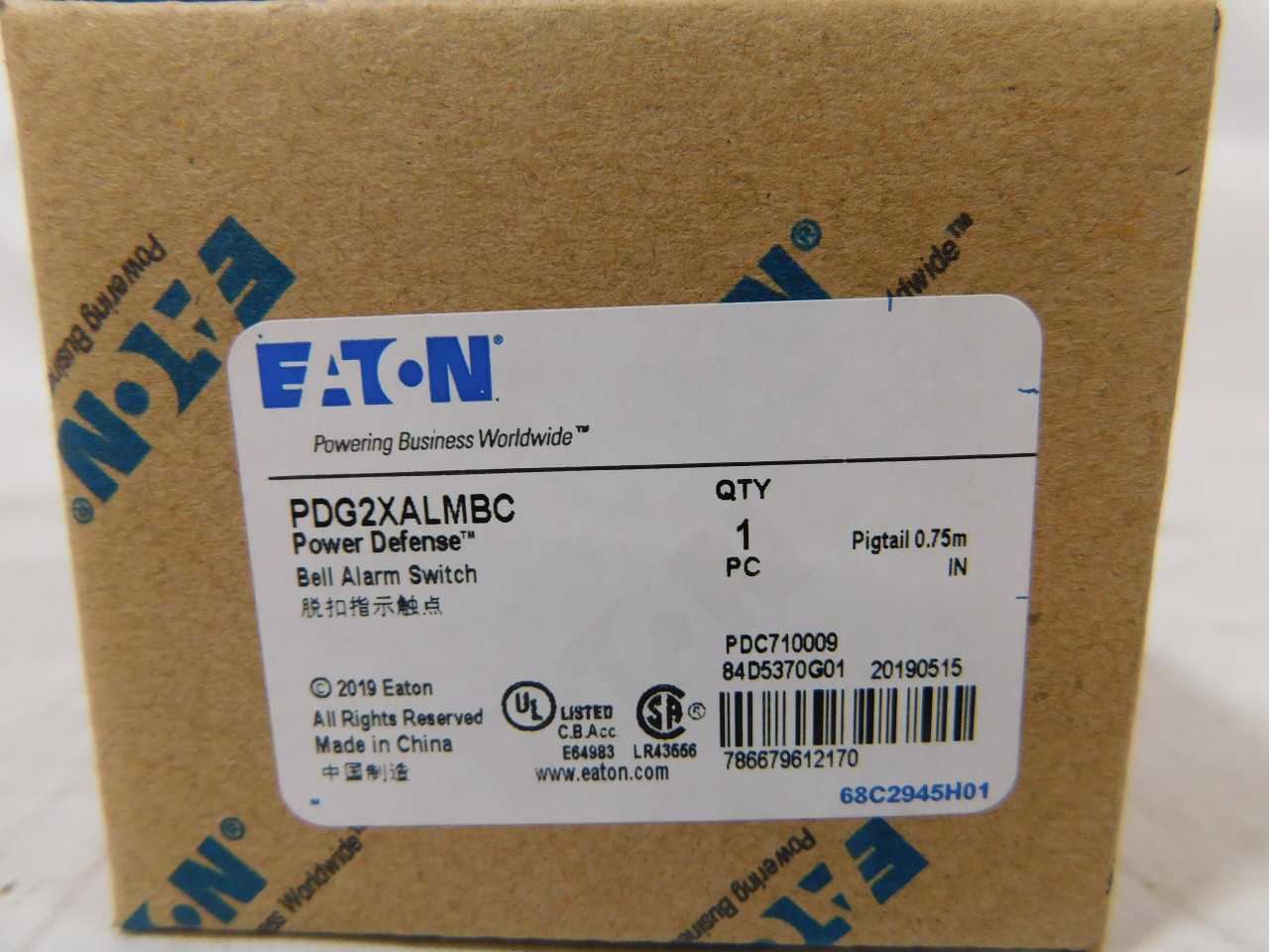 (51) Eaton PDG2XALMBC MCCB Accy Bell Alarm Switch 600VAC - ELECTRICAL COMPONENTS