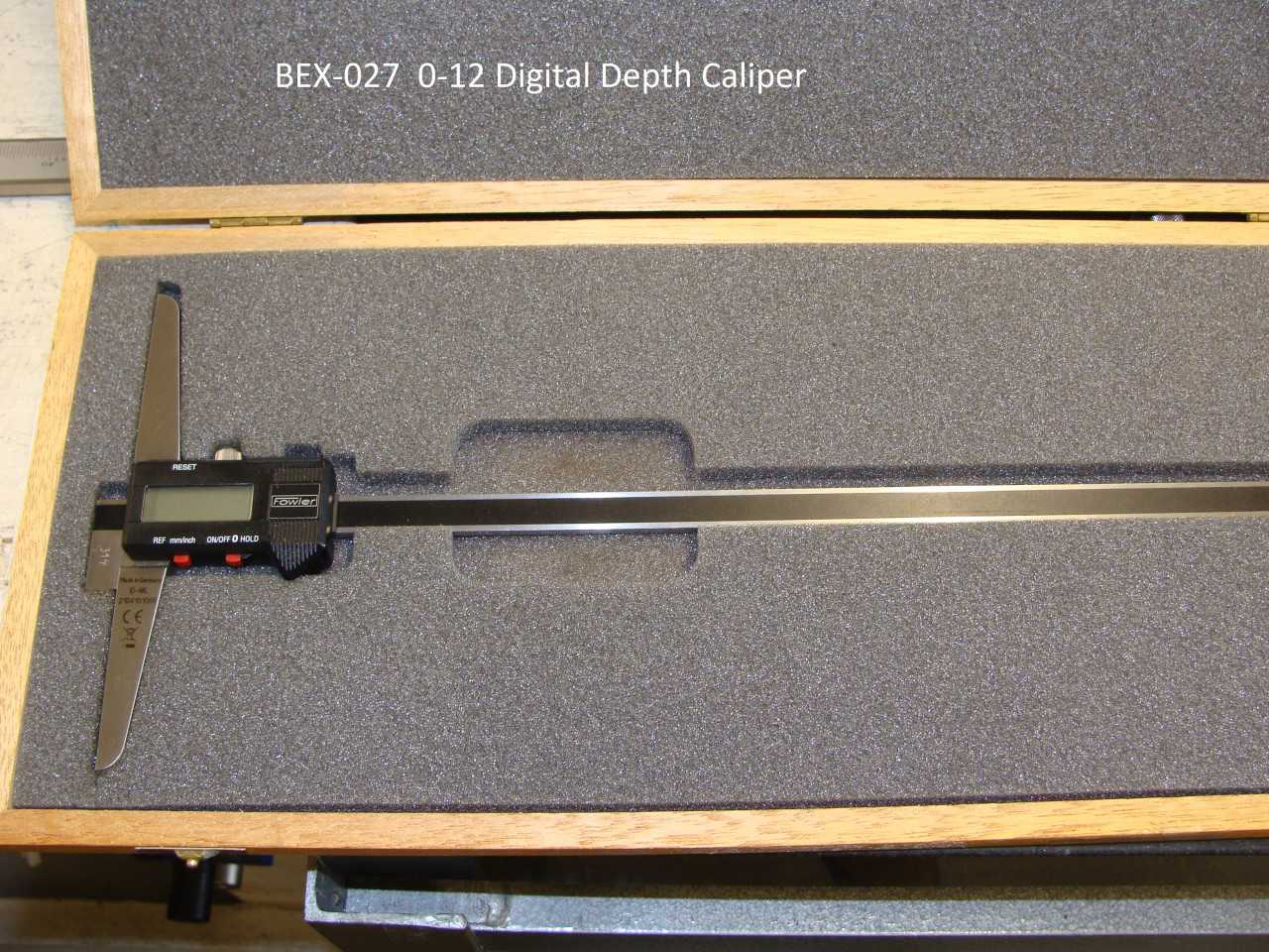 Fowler 0-12 Digital Depth Caliper - ELECTRIC POWER TOOLS