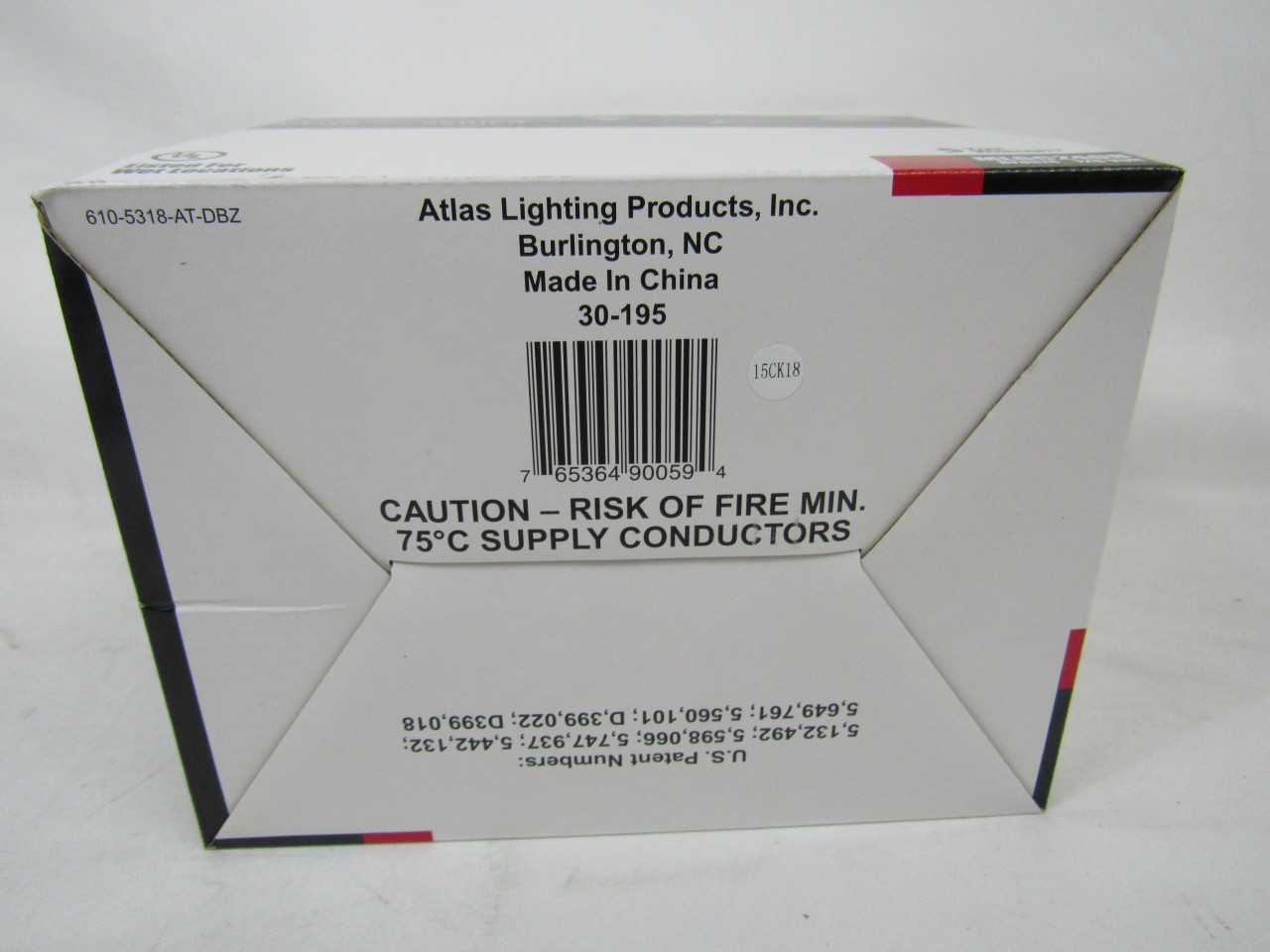Lot of 25x Atlas MLGC240B Lighting Fixture 120VAC 150 Watts - LIGHTING