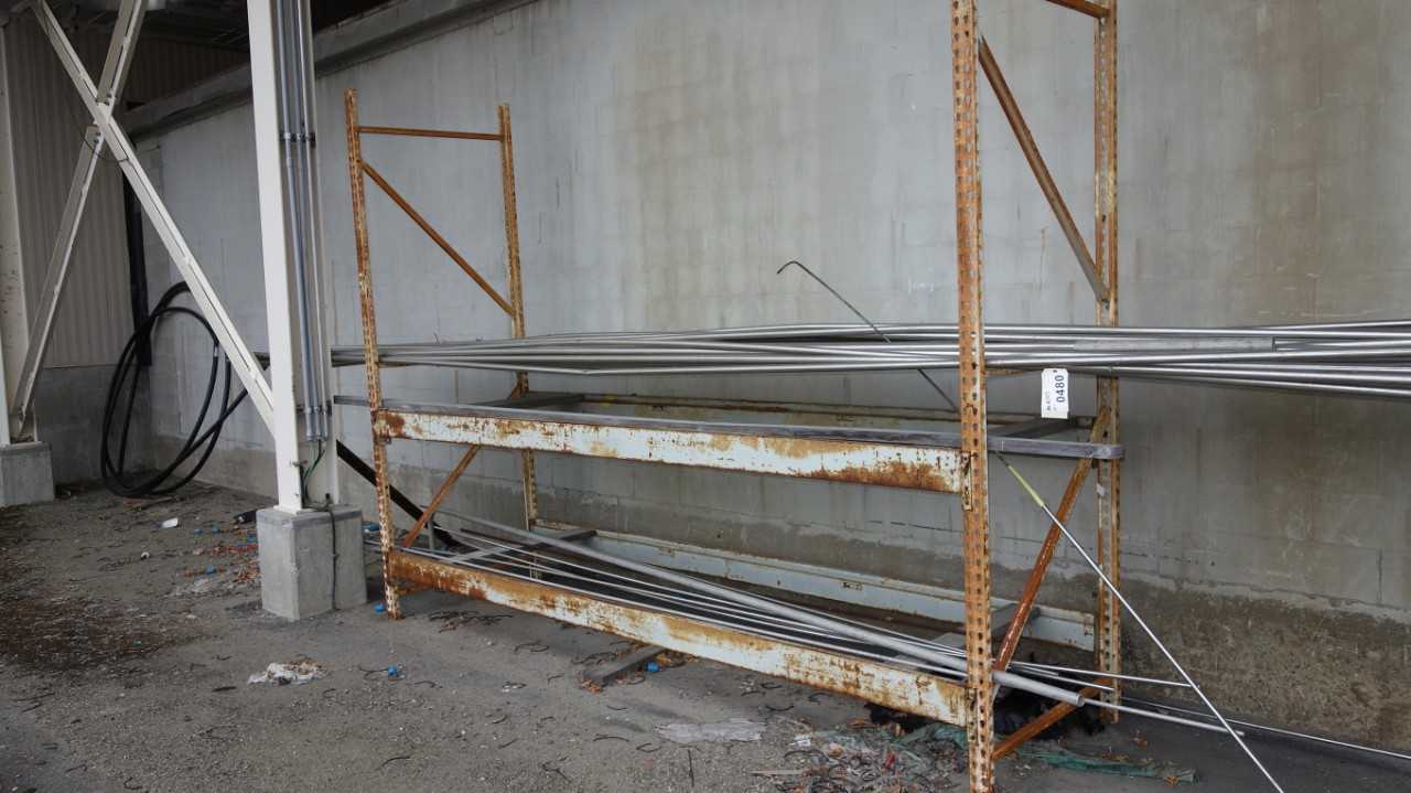 STAINLESS PIPE - Rack not included - PALLET RACKING
