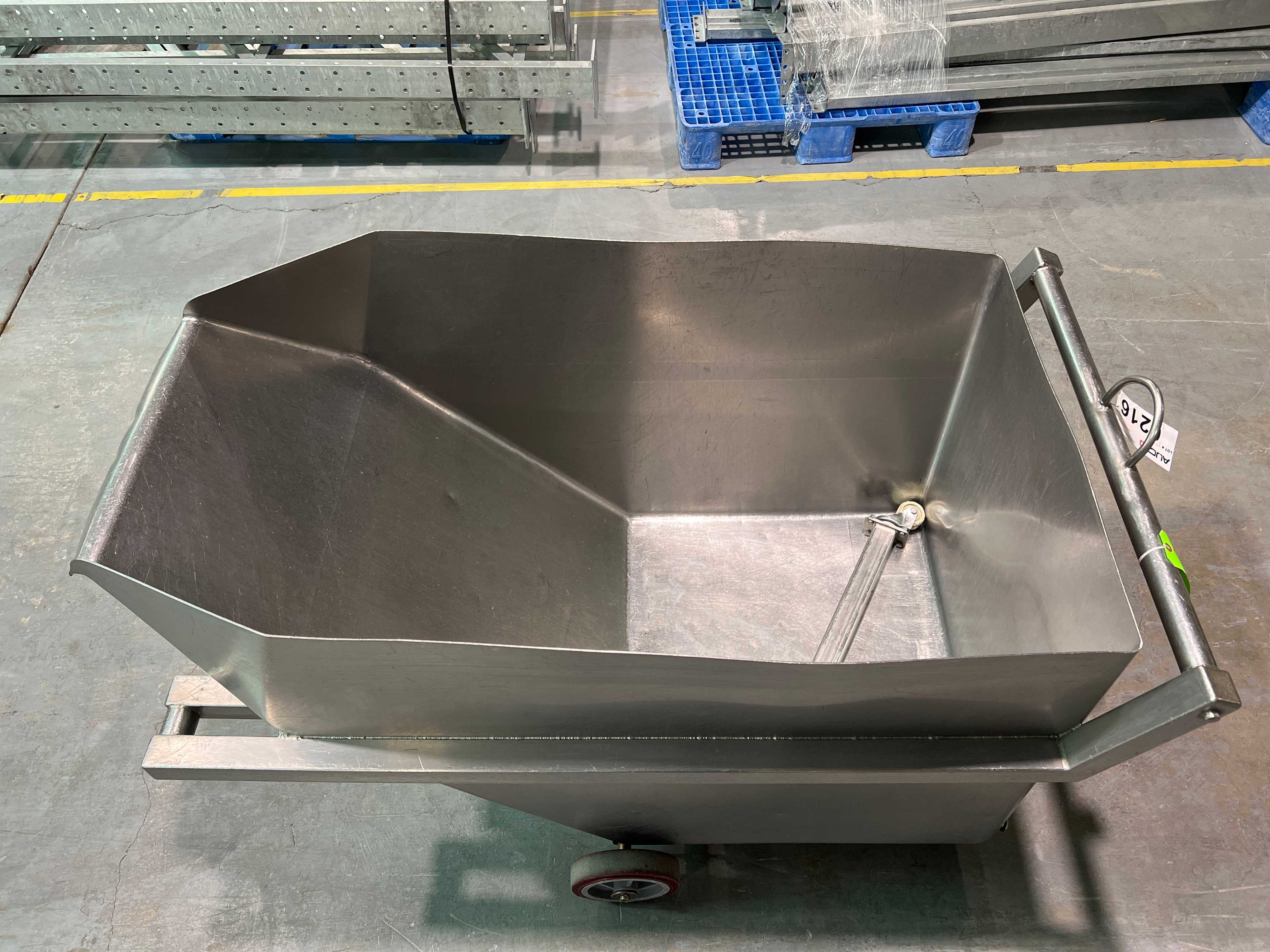 Stainless Steel Dump Cart Hopper