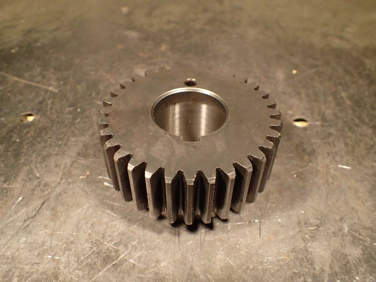 TS1232 12DP 32-Tooth Lathe Change Spur Gear: 1-1/8" Keyed Bore 2-7/8" OD 1" Face - LATHE PARTS