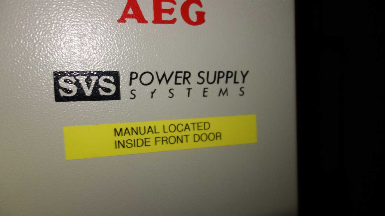 AEG SVS PROTECT 3.33/010 NA D208D208 UPS 120V-AC - ELECTRICAL COMPONENTS