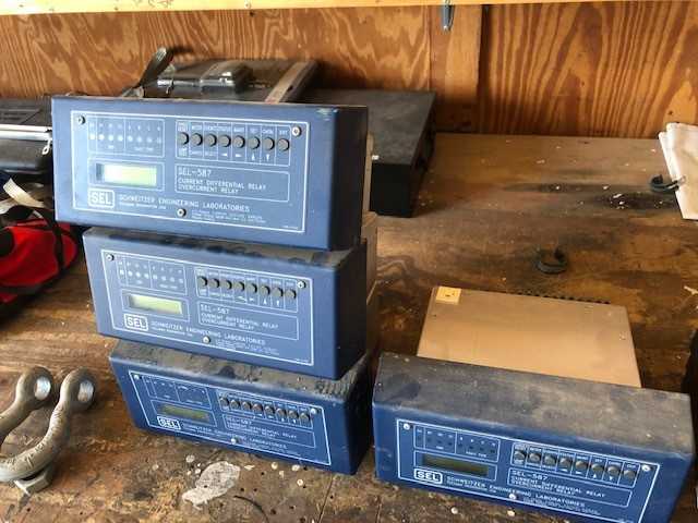 QTY OF (4) SEC - 587 DIFFERENTIAL RELAYS - AUTOMATION & CONTROLS