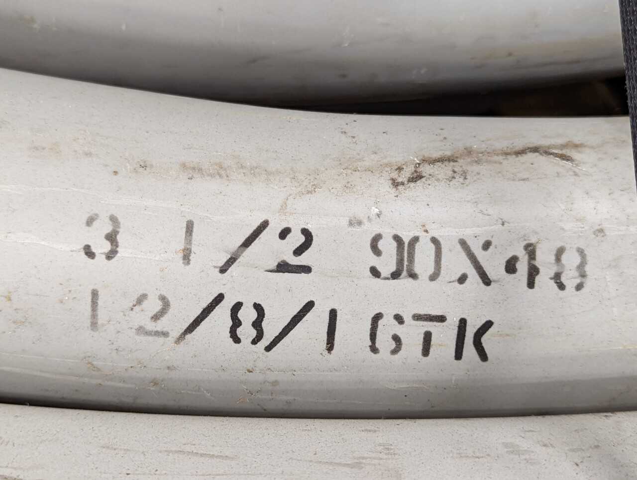 [IPEX - 13QTY] "3-1/2-SCH-40" PVC Conduit Elbow 3.5in - CONDUIT FITTING