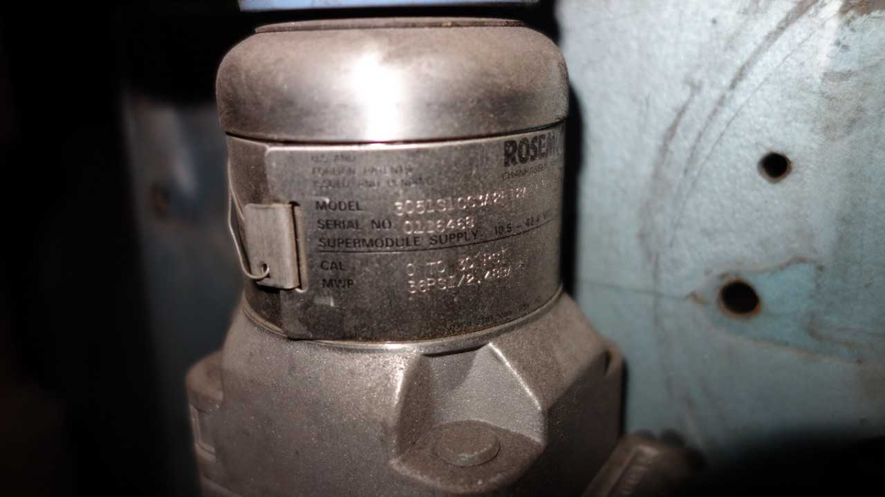 LOT OF 3 ROSEMOUNT 3051S1CG3 PRESSURE TRANSMITTERS - MISCELLANEOUS