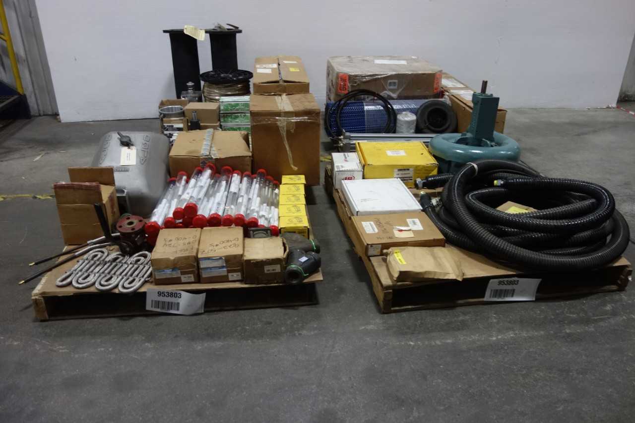 4 PALLETS OF ASSORTED MISCELLANEOUS - ELECTRICAL COMPONENTS