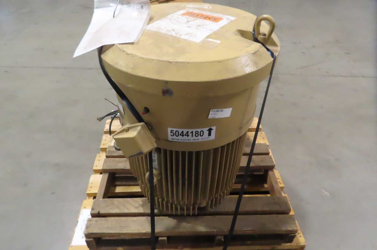 LOT OF 2 ASSORTED 460V-AC AC ELECTRIC MOTORS, 1X SIEMENS 364T 60HP, 1X RELIANCE 405TSC 100HP - ELECTRIC MOTORS