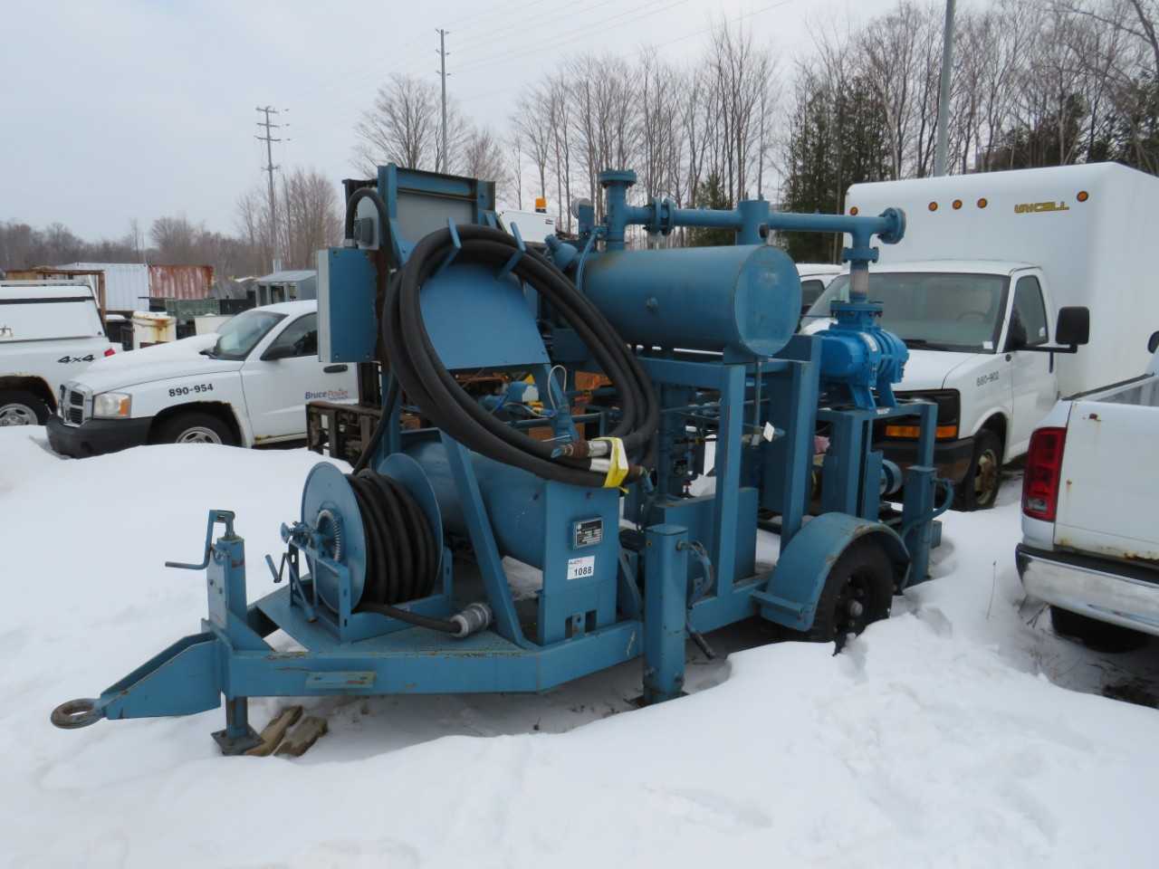 1990 ENERVAC WATER PUMP TRAILER - PUMPS