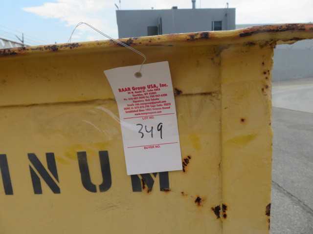 Metal Scrap Bin on Wheels - MISCELLANEOUS