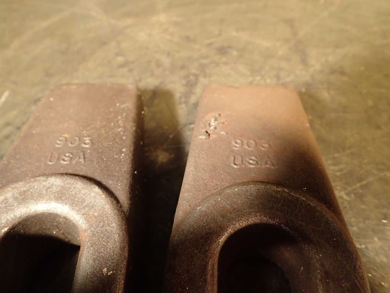 2 Piece Set #903 Straight Hold Down Strap Clamps 8" Long for 3/4" Studs USA - END MILLS
