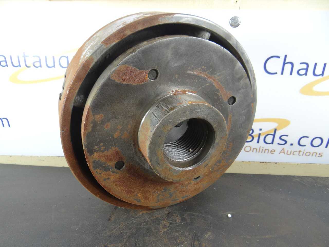 12 INCH LATHE CHUCK 4 JAW WITH THREADED MOUNT - LATHE PARTS