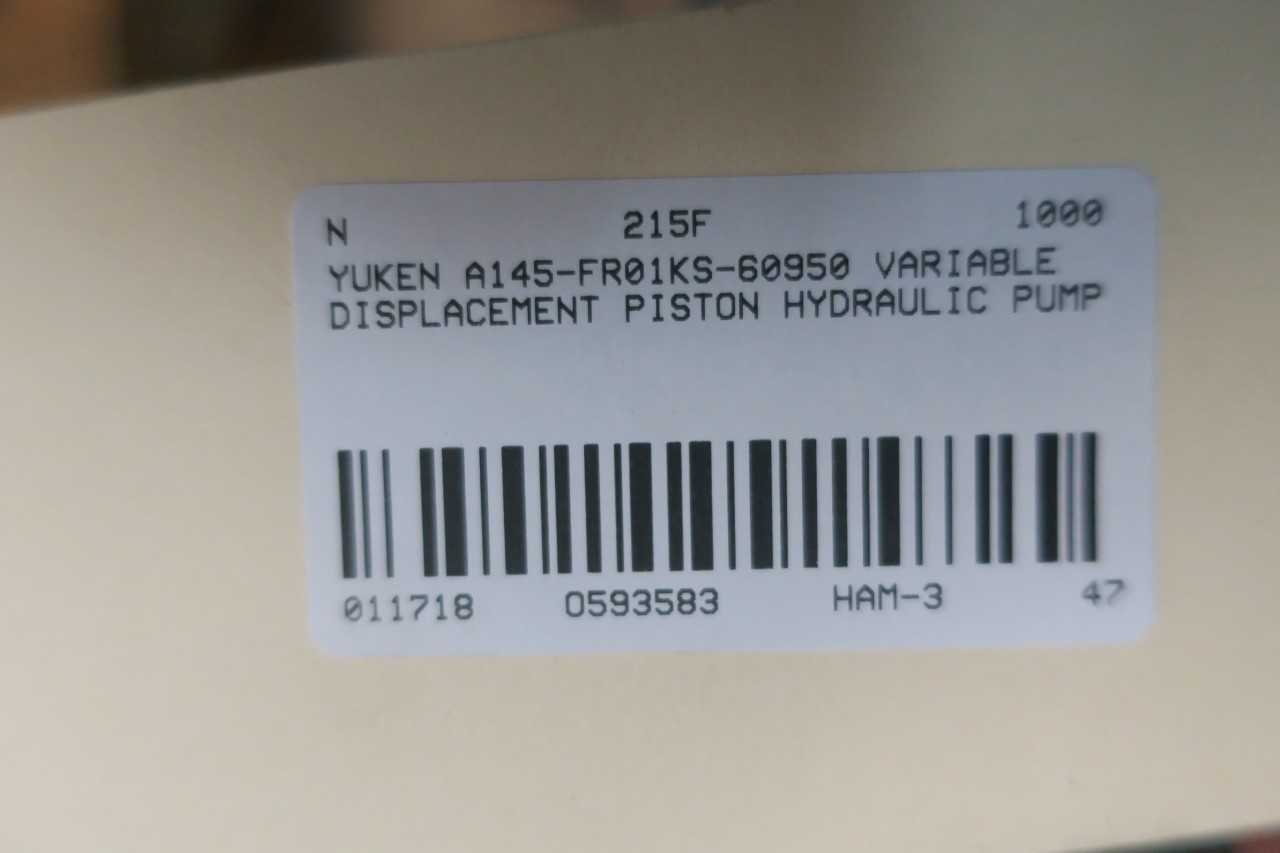 NEW YUKEN A145-FR01KS-60950 28MPA HYDRAULIC PISTON PUMP - PUMPS