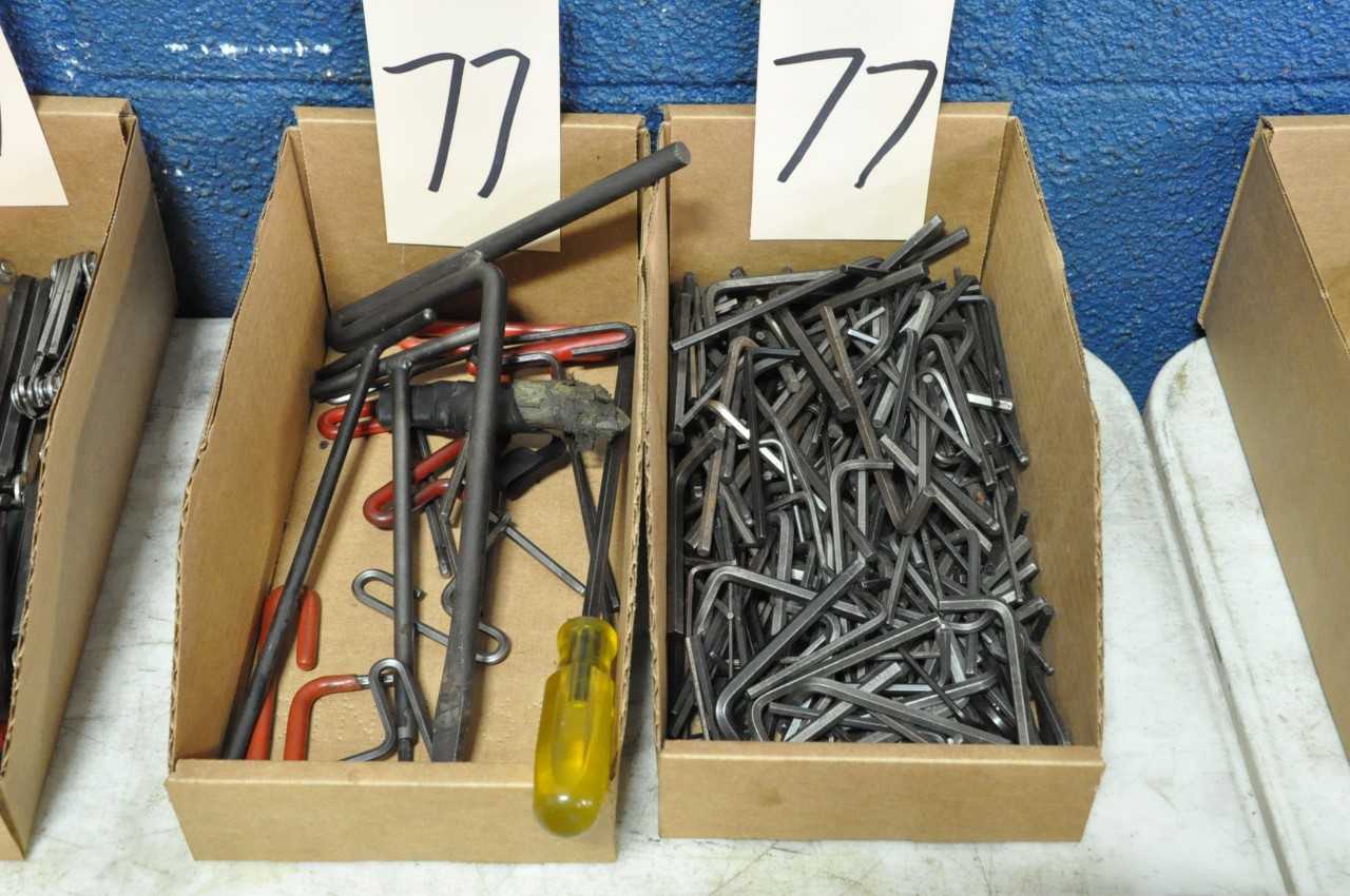 Standard and T-Handle Allen Wrenches in 2 Boxes - HAND TOOLS