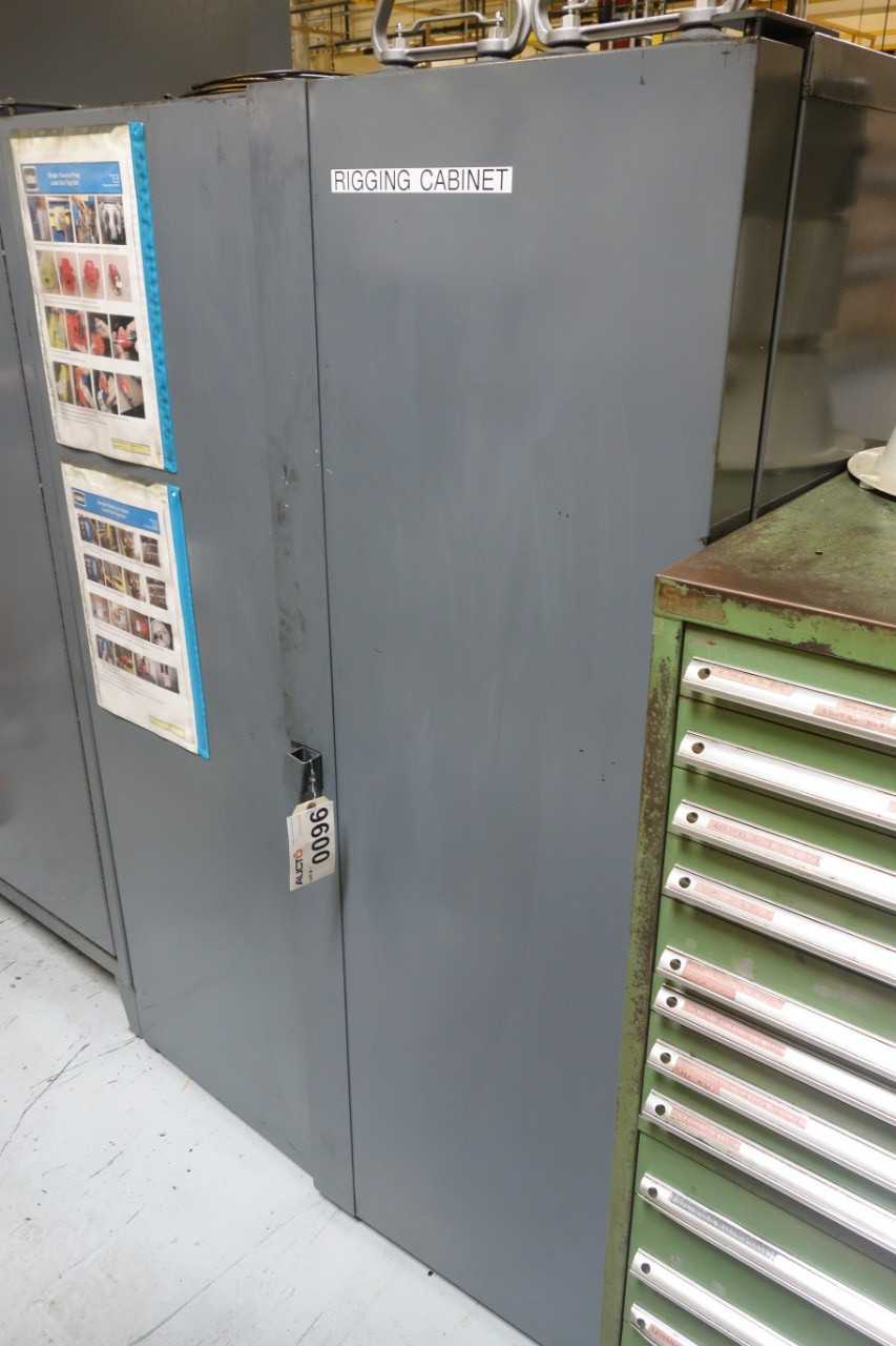 Durham Hodge Cabinet with rigging equipment, bearing pullers - BEARINGS