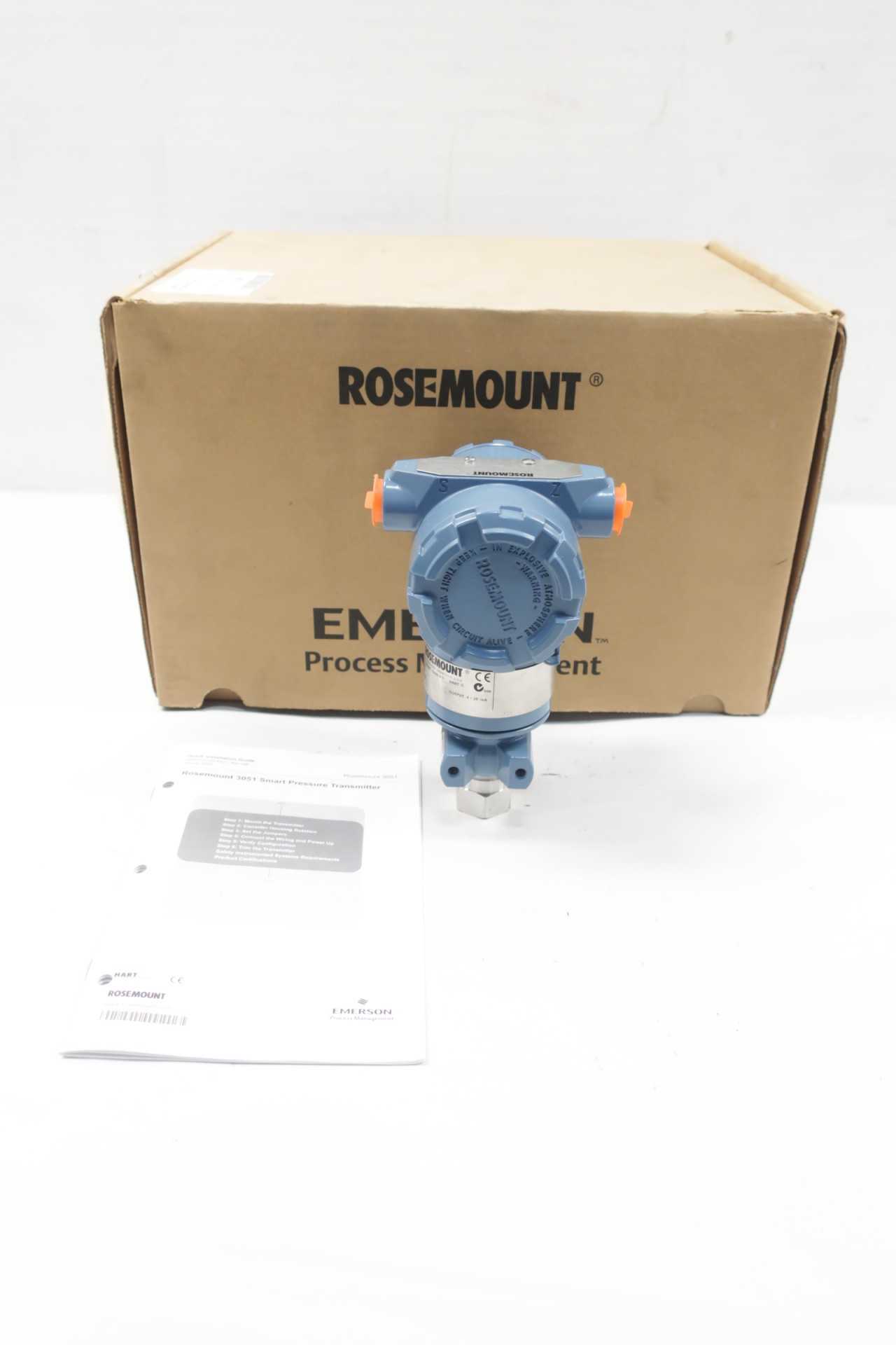 ROSEMOUNT 3051TG2A2B21AB4 TRANSMITTER 0-150PSI - INSTRUMENTATION