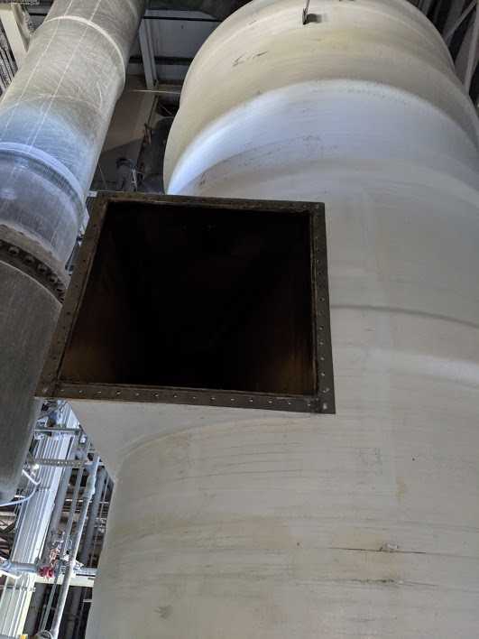 BIONOMIC SCRUBBER TANK 10ft diameter x 20ft tall - PROCESS EQUIPMENT