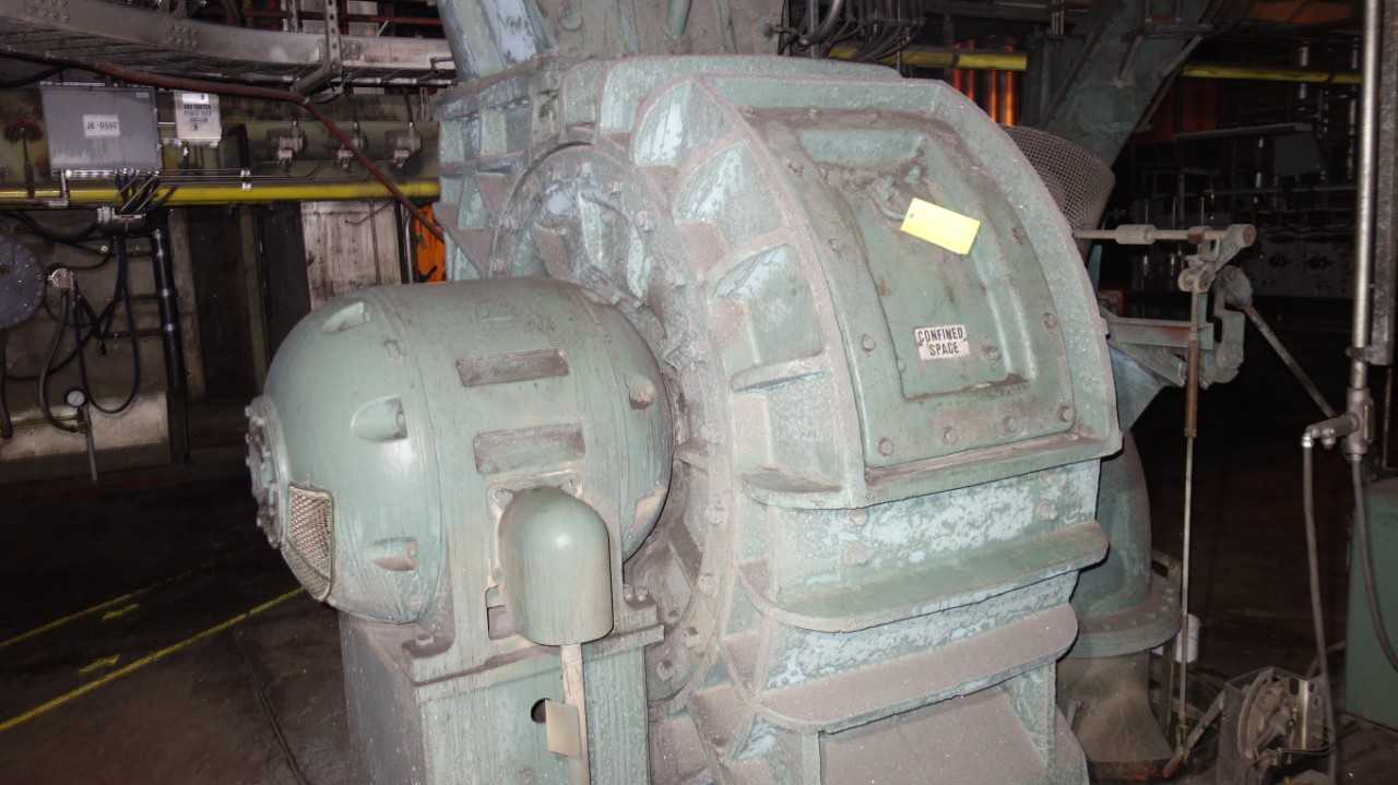 ALLIS CHALMERS ARW 125HP 440V-AC FAN EXHAUSTER MOTOR - BLOWER FAN