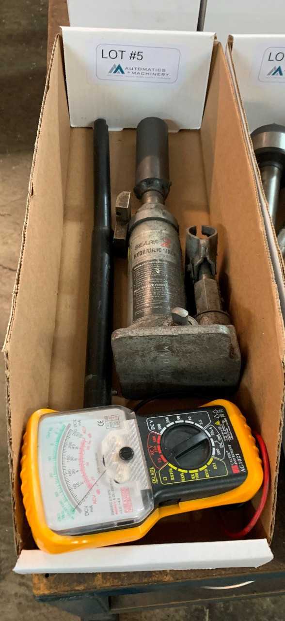 2 Ton Hydraulic Bottle Jack and Multi Meter - HAND TOOLS