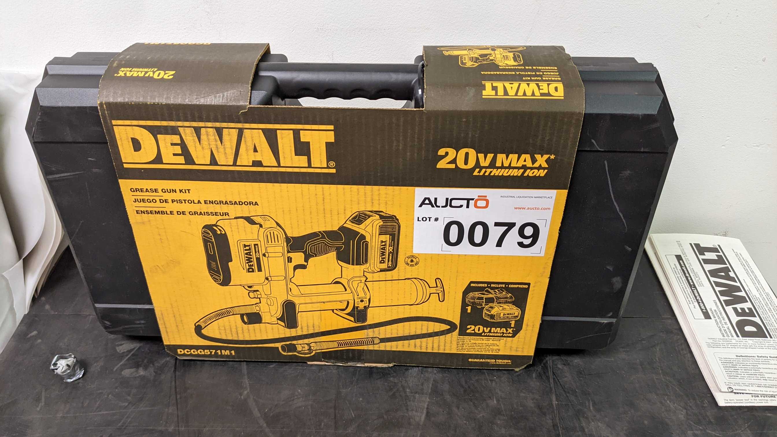 GREASE GUN KIT - ELECTRIC POWER TOOLS GREASE GUN KIT - ELECTRIC POWER TOOLS