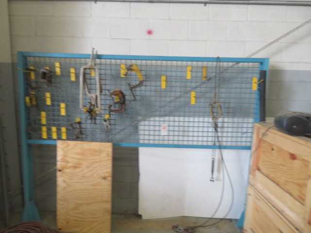 Metal Racks with contents, (3) Lot - MISCELLANEOUS