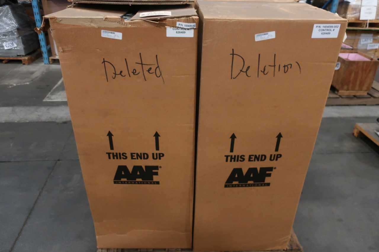 1 PALLET OF AAF 1404 086-002 AIR FILTER CARTRIDGE ASSEMBLY - FILTER, REGULATOR & LUBRICATOR COMBOS
