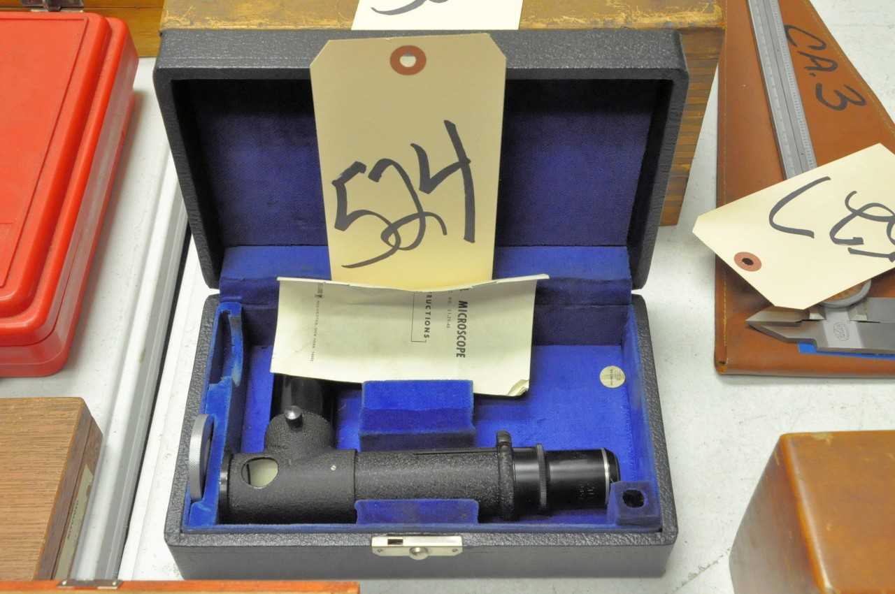 Brinell Cat. 31-29-46, Microscope with Case - ELECTRIC POWER TOOLS