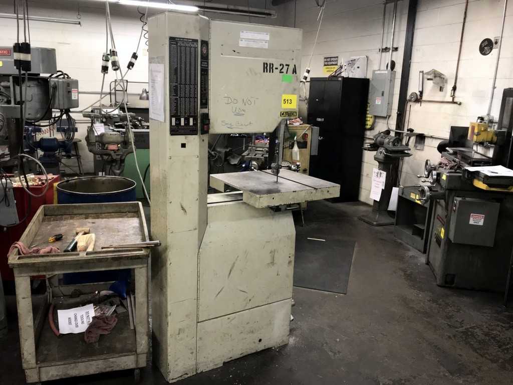 Rockwell Vertical Band Saw - METAL SAWS
