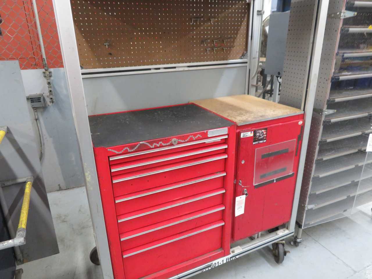 7 Drawer Tool Box Snap On Wheels and Side Tool Box - MISCELLANEOUS
