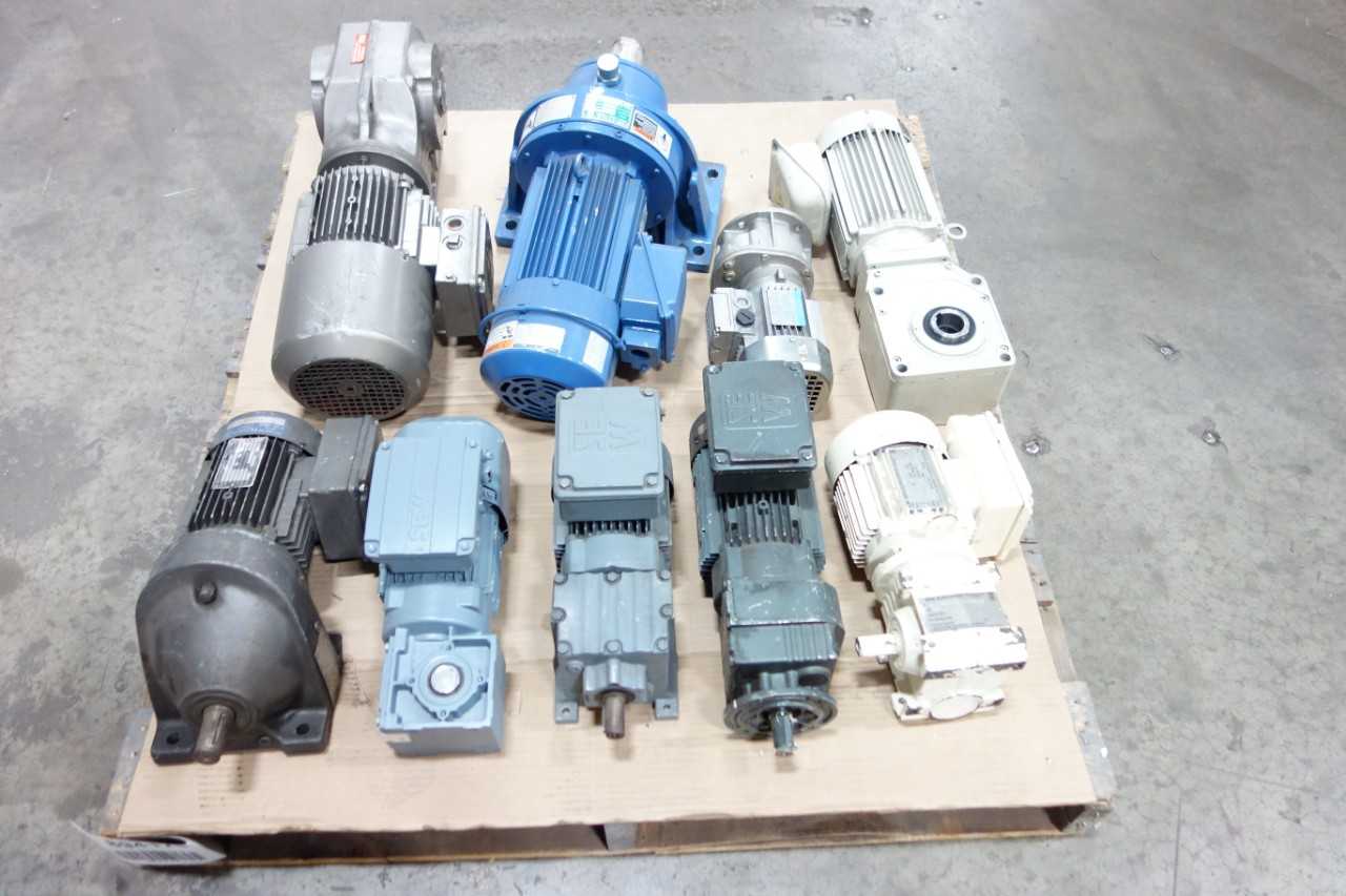 1 PALLET OF ASSORTED GEARMOTORS - HAND TOOLS