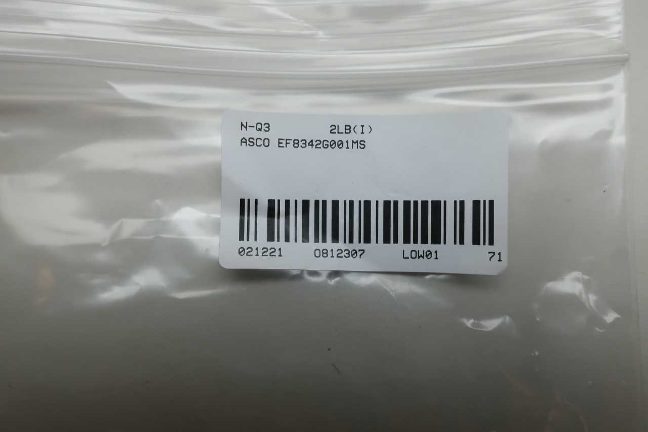 ASCO EF8342G001MS RED-HAT 120V-AC 1/4IN NPT SOLENOID VALVE - SOLENOID VALVE