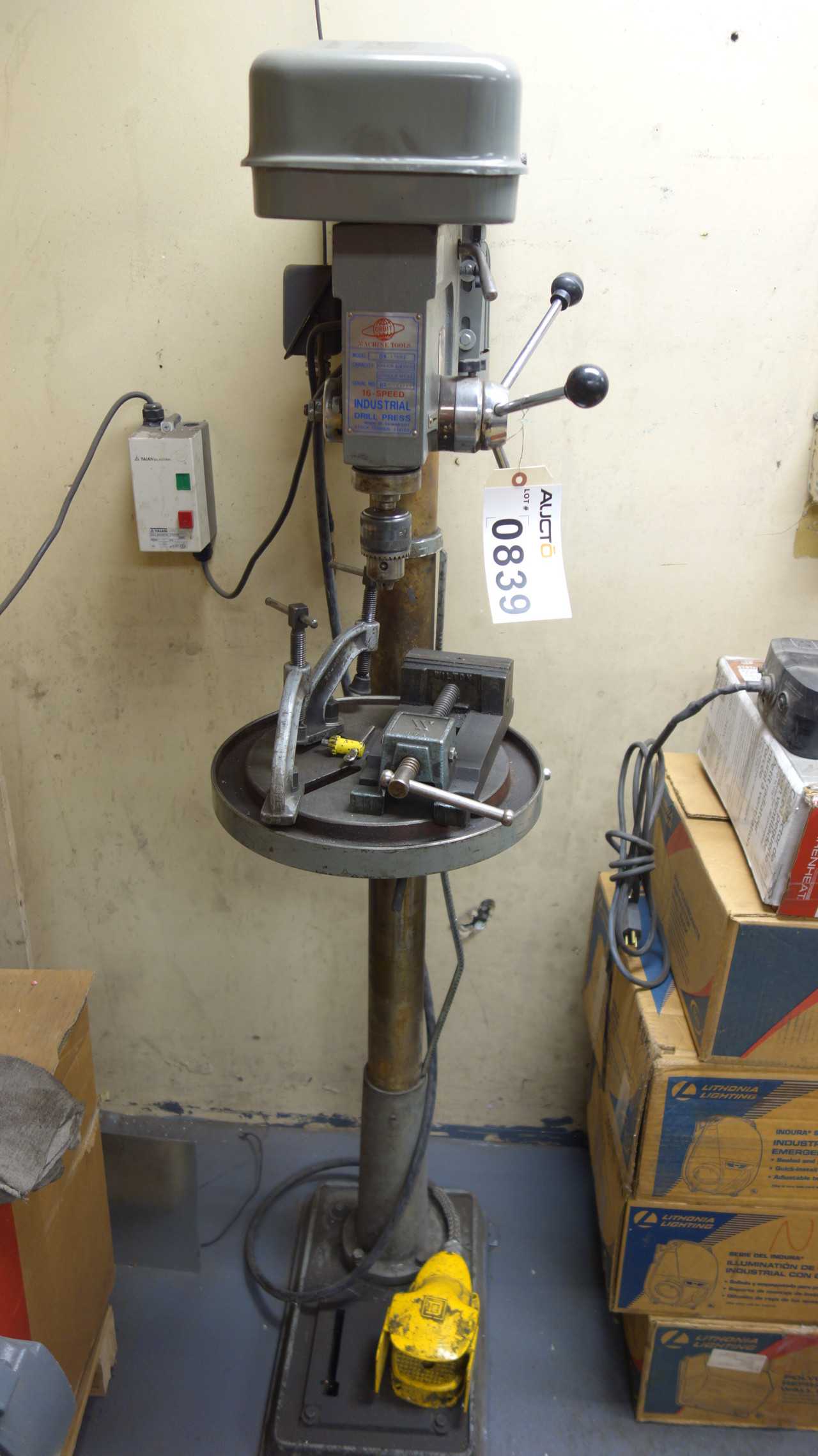 ORBIT OR-1758 F 16 SPEED DRILL PRESS - MISCELLANEOUS