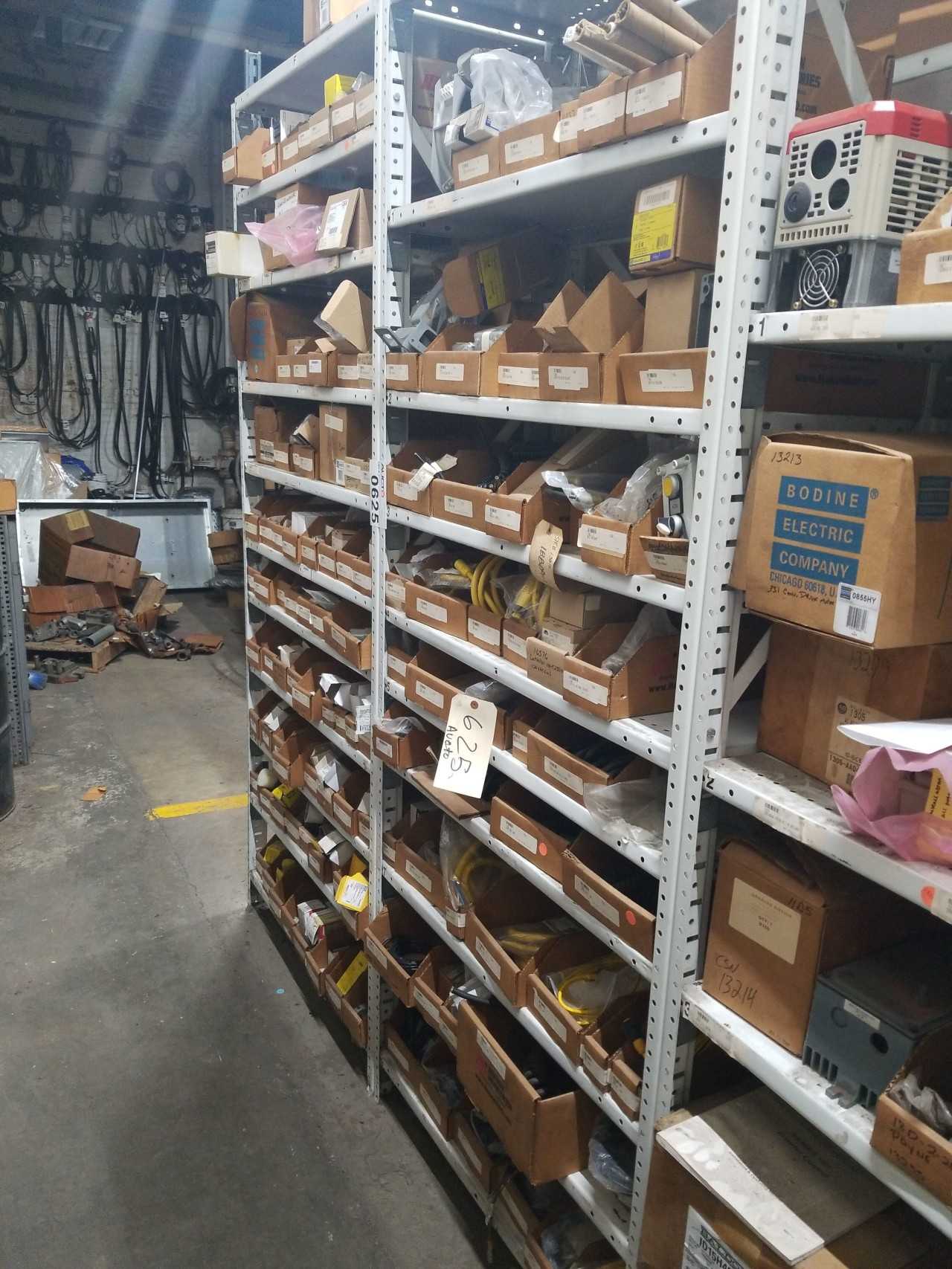 CONTENTS OF 2 SHELVES , INSTRUMENTATION, ELECTRICAL - MISCELLANEOUS