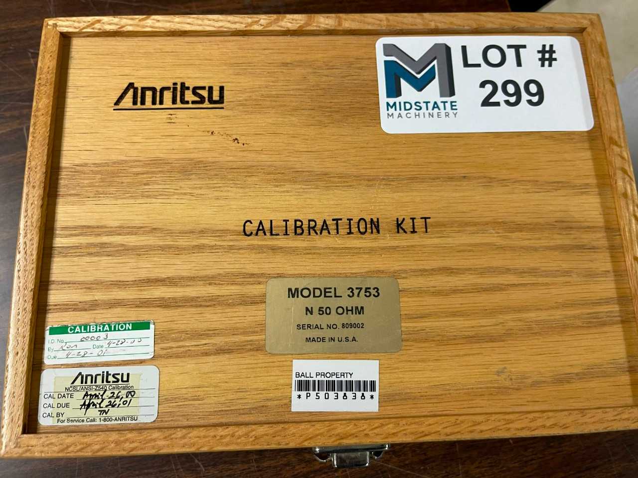 Anritsu 3753 Calibration Kit - LAB & SCIENTIFIC