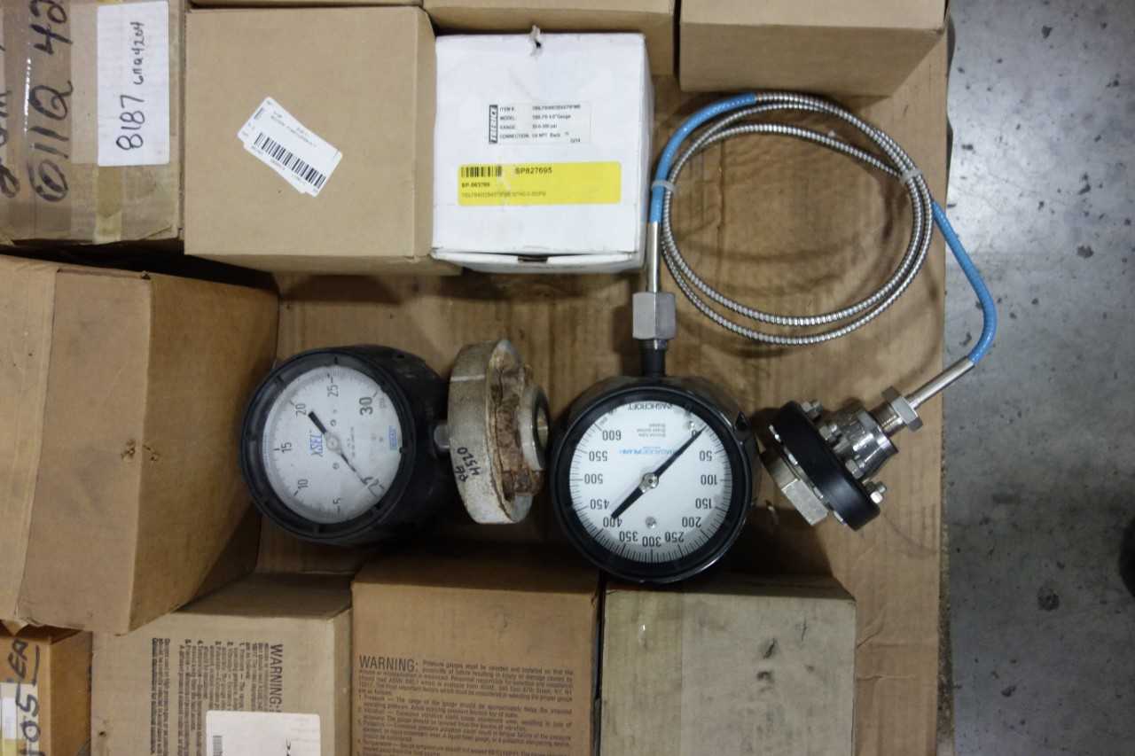 2 PALLETS OF ASSORTED GAUGES - INSTRUMENTATION