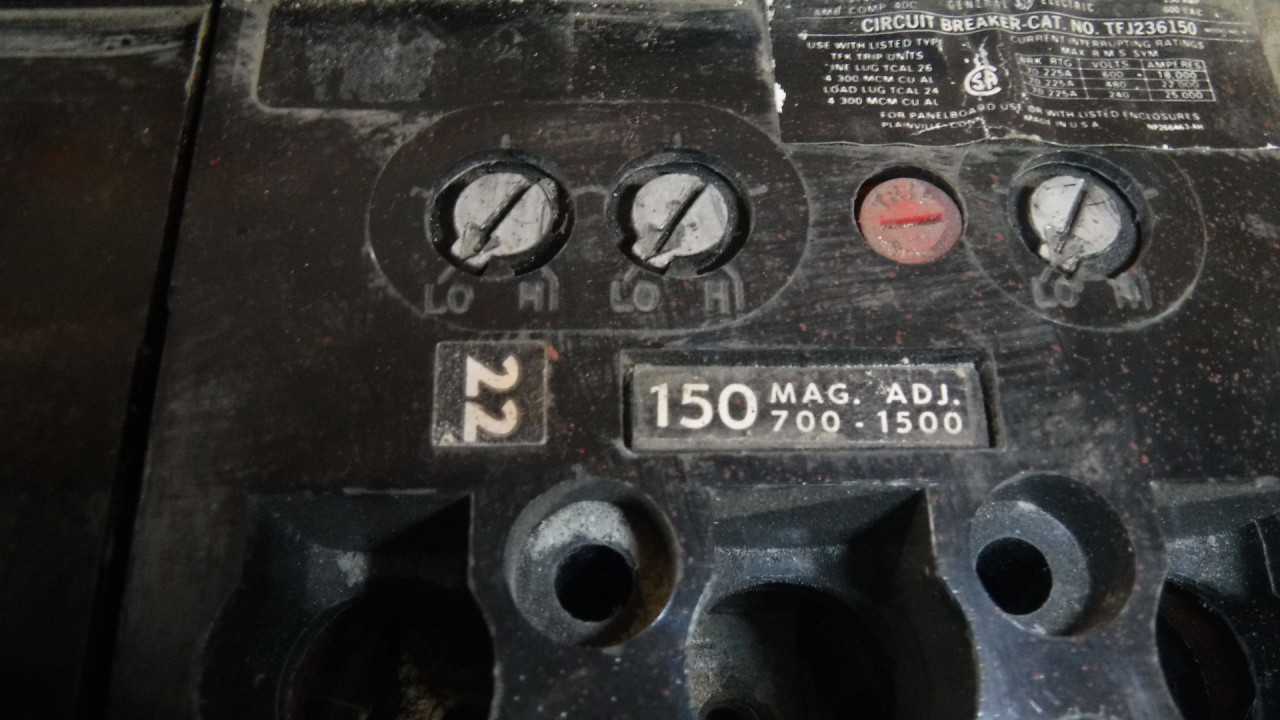 Lot of Three 150 Amp GE Circuit Breakers - CIRCUIT BREAKERS