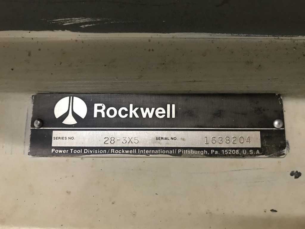 Rockwell Vertical Band Saw - METAL SAWS