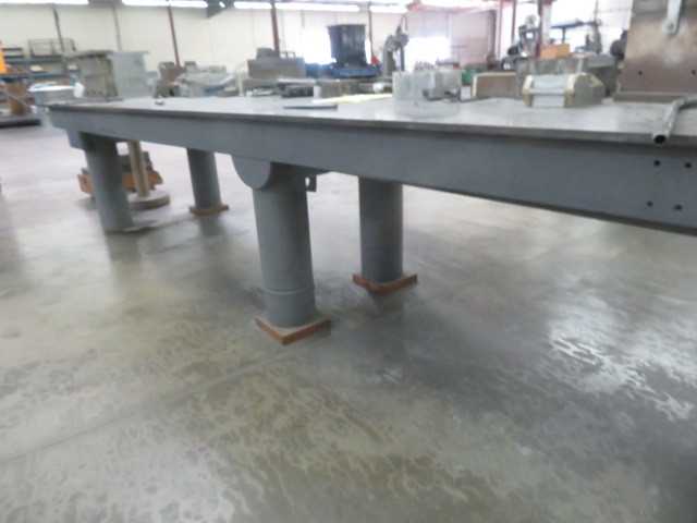 212" x 38" X 36" H x 1" Thick Steel table - MISCELLANEOUS