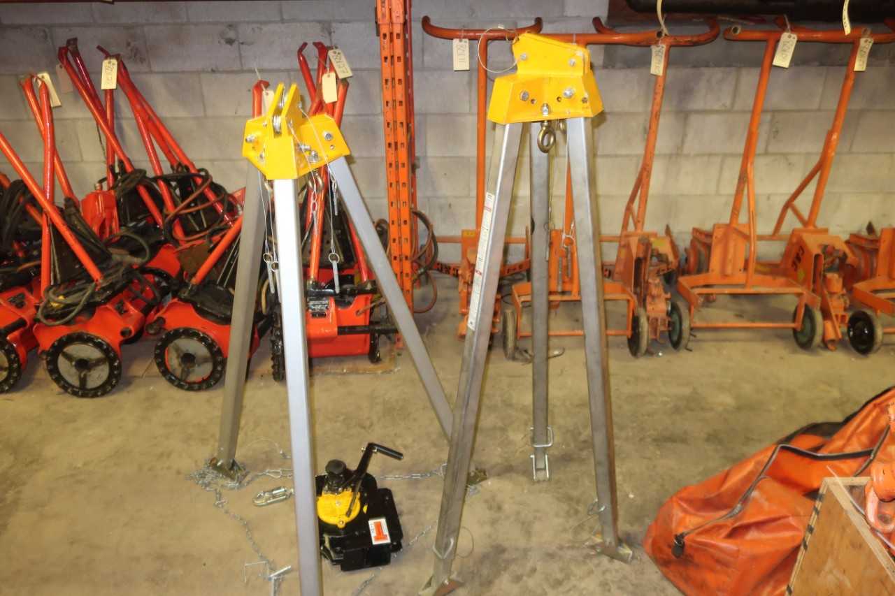 NORTH FP2-415KR SELF RETRACTING LIFELINE W/ 2X TRIPOD- - ELECTRIC POWER TOOLS