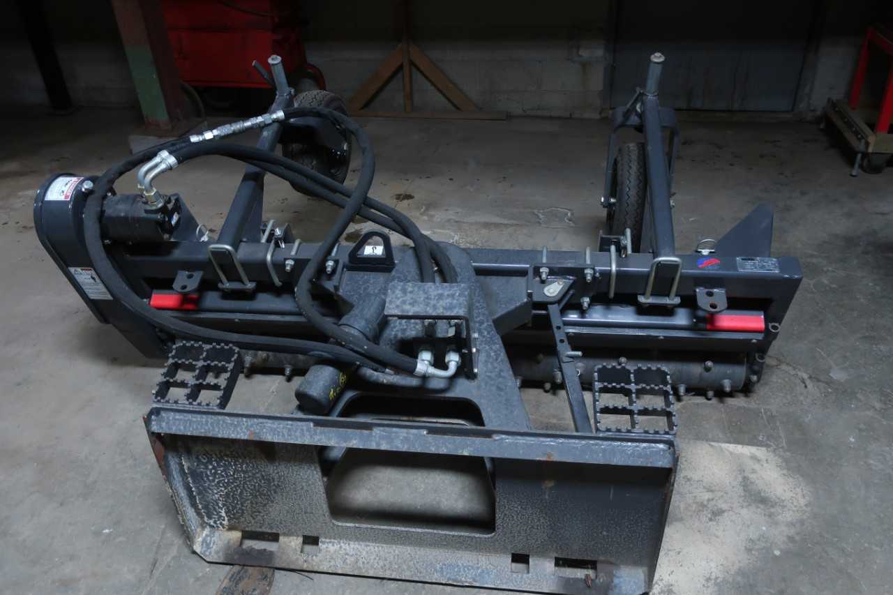 CASE SKID STEER HARLEY RAKE ATTACHMENT - CONSTRUCTION EQUIPMENT ATTACHMENTS